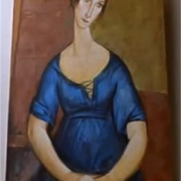 《珍妮》阿梅代奥·莫迪利亚尼(Amedeo Modigliani)高清作品欣赏