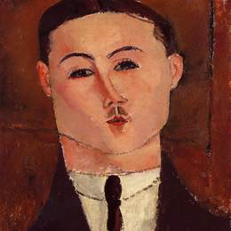 《保罗·居庸》阿梅代奥·莫迪利亚尼(Amedeo Modigliani)高清作品欣赏