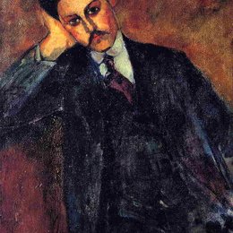 《让·亚历山大》阿梅代奥·莫迪利亚尼(Amedeo Modigliani)高清作品欣赏