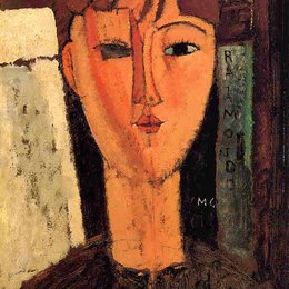 《雷蒙多》阿梅代奥·莫迪利亚尼(Amedeo Modigliani)高清作品欣赏