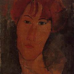 《帕迪画像》阿梅代奥·莫迪利亚尼(Amedeo Modigliani)高清作品欣赏