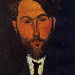 阿梅代奥·莫迪利亚尼(Amedeo Modigliani)高清作品:Portrait of Leopold Zborowski