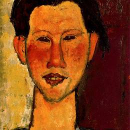 阿梅代奥·莫迪利亚尼(Amedeo Modigliani)高清作品:Portrait of Chaim Soutine