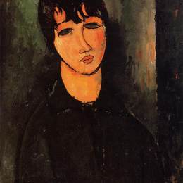 《仆人》阿梅代奥·莫迪利亚尼(Amedeo Modigliani)高清作品欣赏