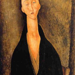 《柳尼亚·捷科夫斯卡》阿梅代奥·莫迪利亚尼(Amedeo Modigliani)高清作品欣赏