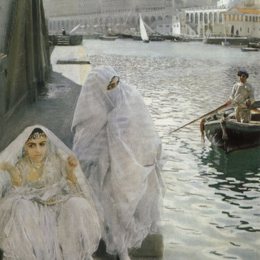 《在阿尔及尔港》安德斯·左恩(Anders Zorn)高清作品欣赏