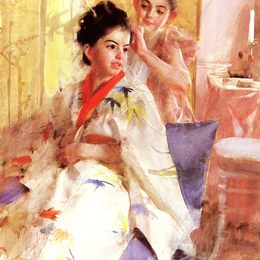 《想念所罗门》安德斯·左恩(Anders Zorn)高清作品欣赏