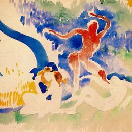 《酒神巴克斯舞蹈》安德烈·德朗(Andre Derain)高清作品欣赏