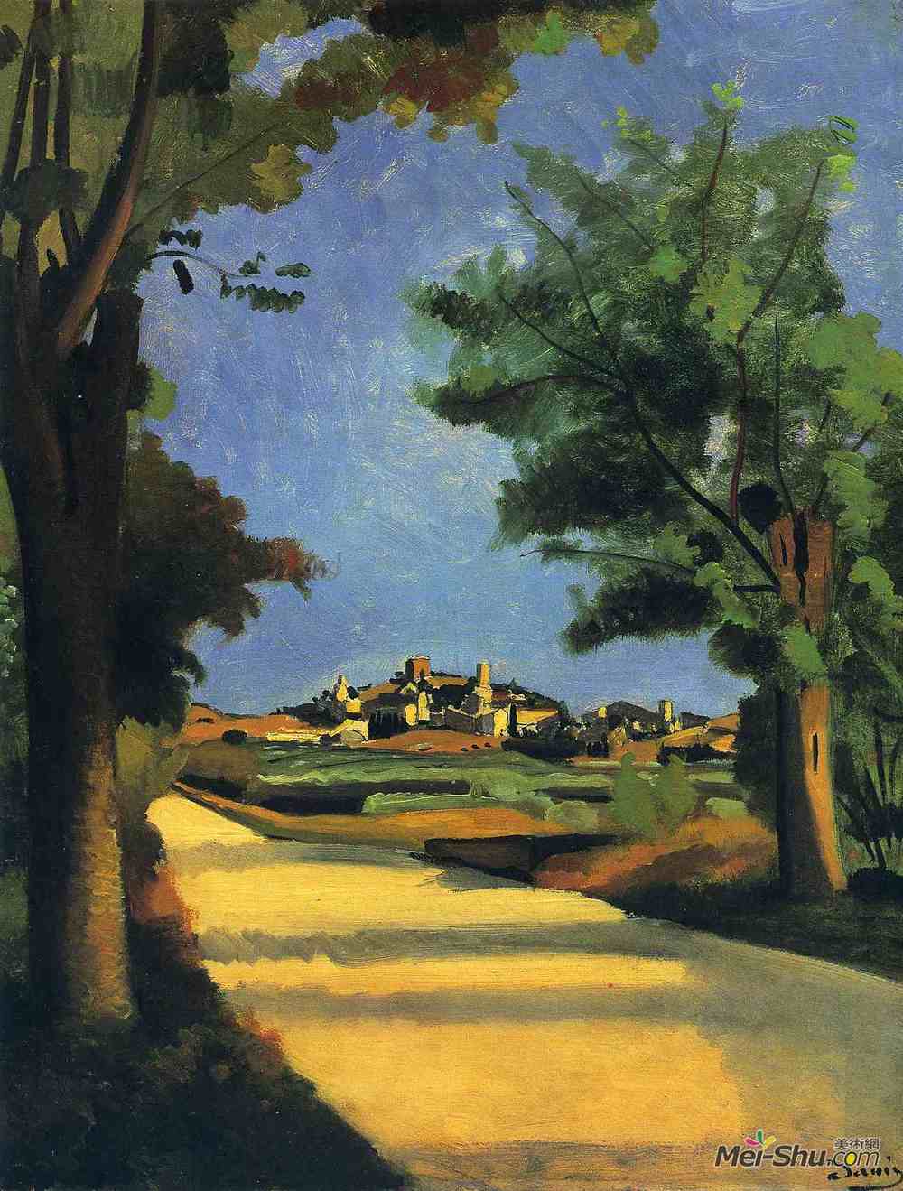 《道路》安德烈·德朗(andre derain)高清作品欣赏