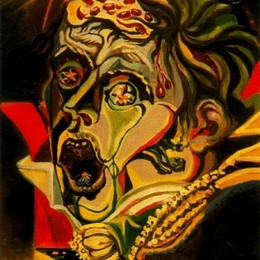 《诗人克莱的肖像》安德烈马森(Andre Masson)高清作品欣赏