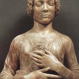 《女性肖像》安德烈·德尔·韦罗基奥(Andrea del Verrocchio)高清作品欣赏