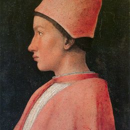 安德烈亚·曼特尼亚(Andrea Mantegna)高清作品:Portrait of Francesco Gonzaga