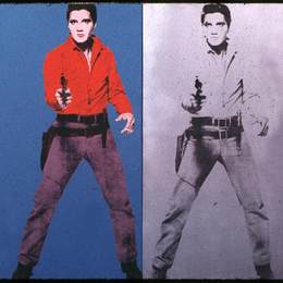 安迪·沃霍尔(Andy Warhol)高清作品:Elvis I &amp;ampamp II