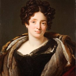 路易杰罗德特德·特里奥松(Anne-Louis Girodet)高清作品:Portrait dOdette D&amp;ampésir&amp;ampée Th&amp;amp#