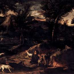《狩猎》安尼巴尔·卡拉奇(Annibale Carracci)高清作品欣赏