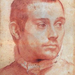 《人的肖像》安尼巴尔·卡拉奇(Annibale Carracci)高清作品欣赏