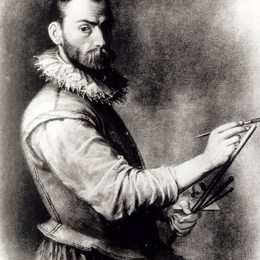 《自画像》安尼巴尔·卡拉奇(Annibale Carracci)高清作品欣赏