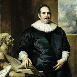 安东尼·凡·戴克(Anthony van Dyck)高清作品:Portrait of Justus van Meerstraeten