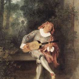 《蛋黄素》让·安东尼·华多(Antoine Watteau)高清作品欣赏