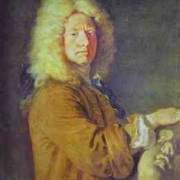 让·安东尼·华多(Antoine Watteau)高清作品:Portrait of M Pater