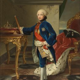 《那不勒斯费迪南四世肖像》安东·拉斐尔·门斯(Anton Raphael Mengs)高清作品欣赏