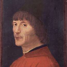 《男人肖像》安东内洛·德·梅西纳(Antonello da Messina)高清作品欣赏