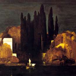 《死之岛》阿诺德·勃克林(Arnold B&amp;amp#246cklin)高清作品欣赏