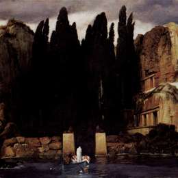 《死之岛》阿诺德·勃克林(Arnold B&amp;amp#246cklin)高清作品欣赏