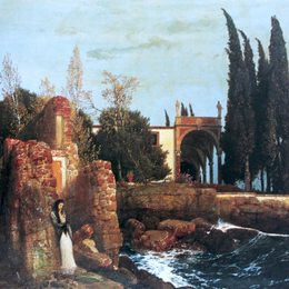 《海边别墅》阿诺德·勃克林(Arnold B&amp;amp#246cklin)高清作品欣赏