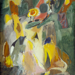 《瀑布》阿希尔·戈尔基(Arshile Gorky)高清作品欣赏