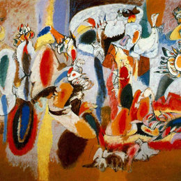《肝是鸡的梳子》阿希尔·戈尔基(Arshile Gorky)高清作品欣赏