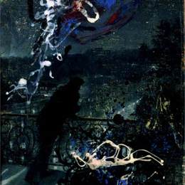 《夜间巴黎（假）》阿斯葛·琼(Asger Jorn)高清作品欣赏