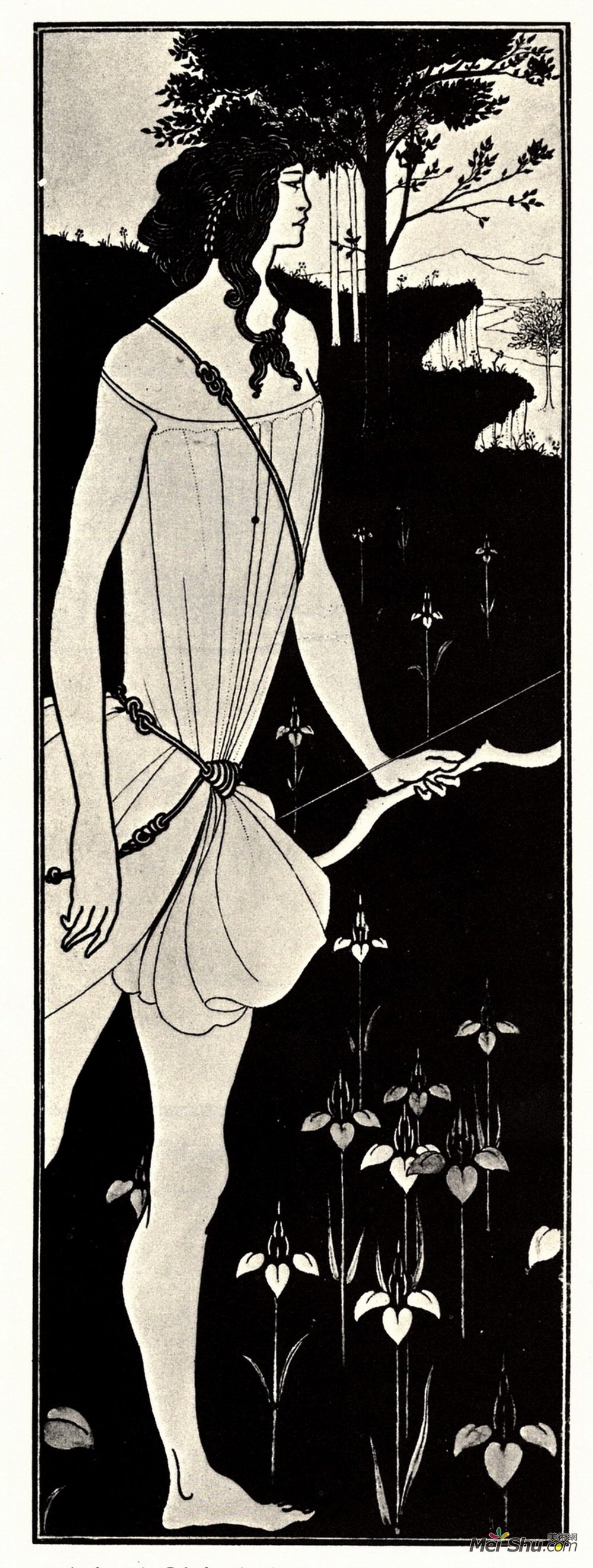 奥博利·比亚兹莱(aubrey beardsley)高清作品:atalanta in calydon