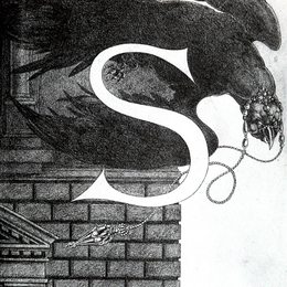 奥博利·比亚兹莱(Aubrey Beardsley)高清作品:Design of Initial S