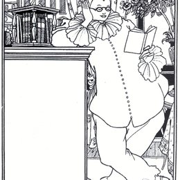 《皮埃罗》奥博利·比亚兹莱(Aubrey Beardsley)高清作品欣赏