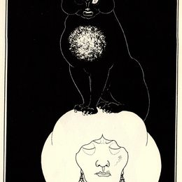 《黑猫》奥博利·比亚兹莱(Aubrey Beardsley)高清作品欣赏