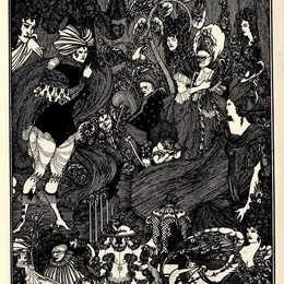 《脾穴》奥博利·比亚兹莱(Aubrey Beardsley)高清作品欣赏