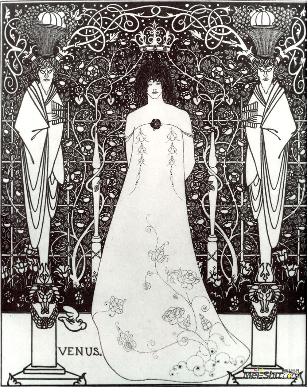 奥博利·比亚兹莱(aubrey beardsley)高清作品欣赏更多英国艺术家更多