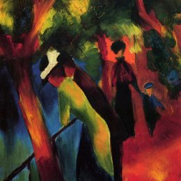 《阳光大道》奥古斯特·麦克(August Macke)高清作品欣赏