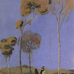 《闲逛者》奥古斯特·麦克(August Macke)高清作品欣赏