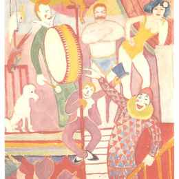 《马戏团》奥古斯特·麦克(August Macke)高清作品欣赏