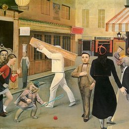 《街道》巴尔蒂斯(Balthus)高清作品欣赏