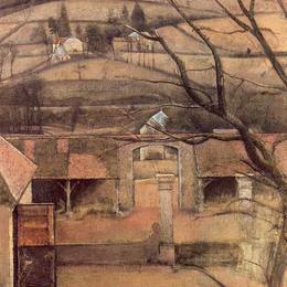 巴尔蒂斯(Balthus)高清作品:Landscape in Chassy