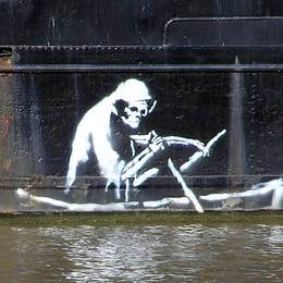 《死亡》班克斯(Banksy)高清作品欣赏