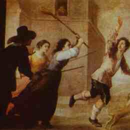 《浪子被赶出去了。》巴托洛梅·埃斯特万·穆立罗(Bartolome Esteban Murillo)高清作品欣赏