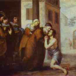 《浪子的归来》巴托洛梅·埃斯特万·穆立罗(Bartolome Esteban Murillo)高清作品欣赏