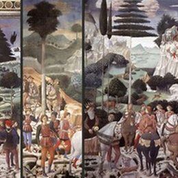 《魔法师的游行》贝诺佐·哥佐利(Benozzo Gozzoli)高清作品欣赏