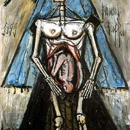 《死亡# 5》贝尔纳·布菲(Bernard Buffet)高清作品欣赏