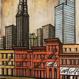 《克里斯塔尔大厦》贝尔纳·布菲(Bernard Buffet)高清作品欣赏