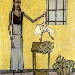 《羊蹄甲》贝尔纳·布菲(Bernard Buffet)高清作品欣赏